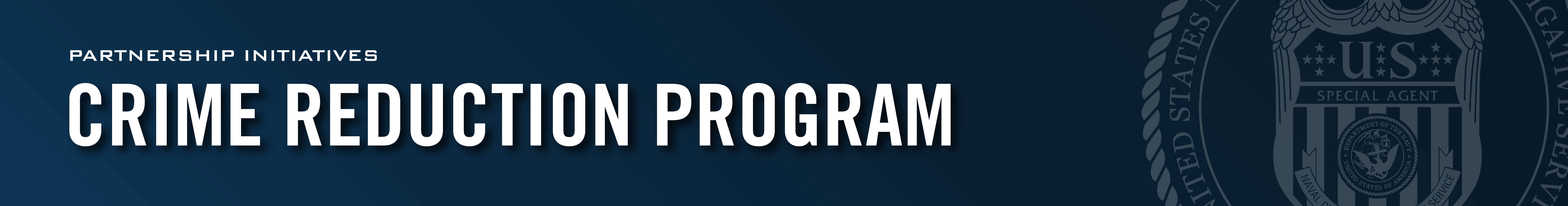 Crime Reduction Program Crime Reduction Program